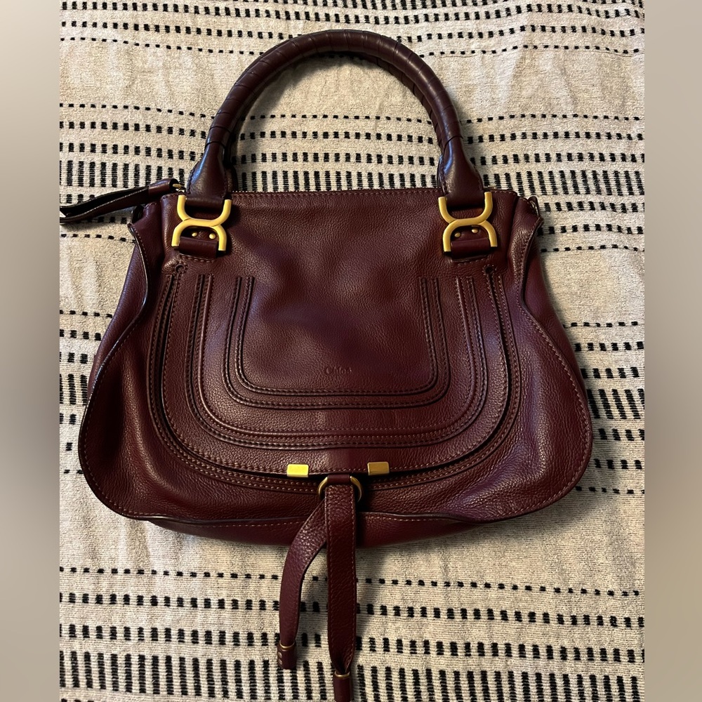 Authentic CHLOE Medium Marcie Satchel Purse Bag